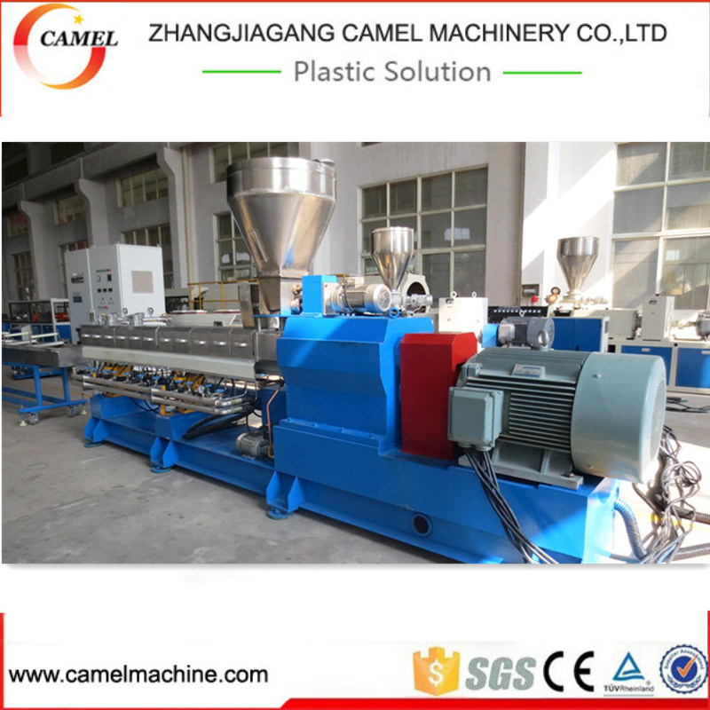 PE PP Film Flakes Plastic Side Screw Granulating Machine