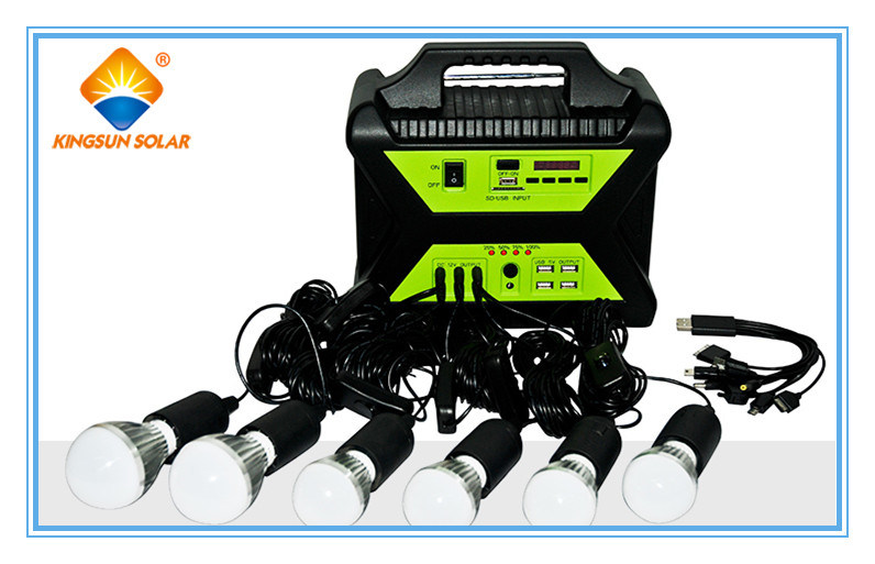 High Efficiency 100W Portable Solar Power System in Home