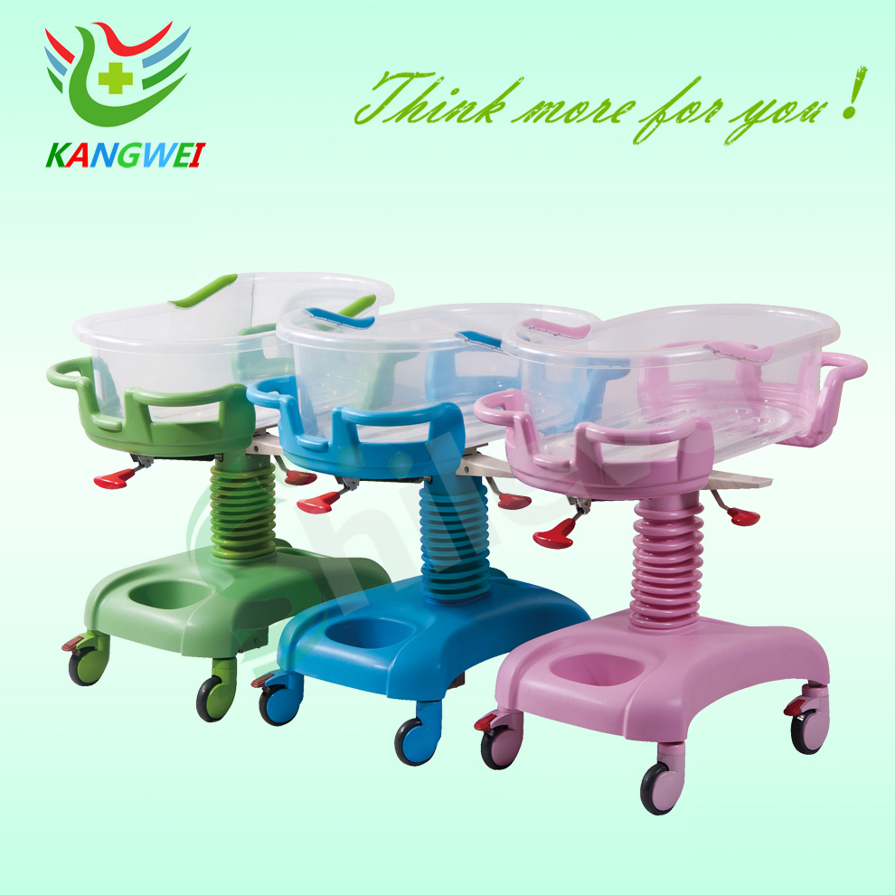 Customized Hospital ABS Trolley Baby Bed Bassinet Infant Bed Slv-B4208