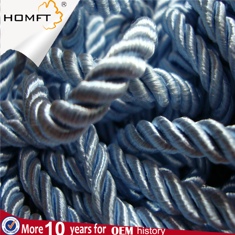 Â  High Quality Round Nylon String Braided Rope/Cord for Paper Bag