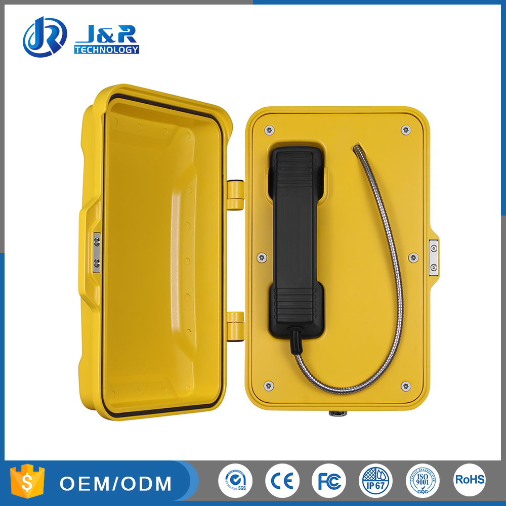 Industrial Tunnel Telephone, Hotline Telephone, Track Side Weatherproof Telephone Jr101-CB-Y