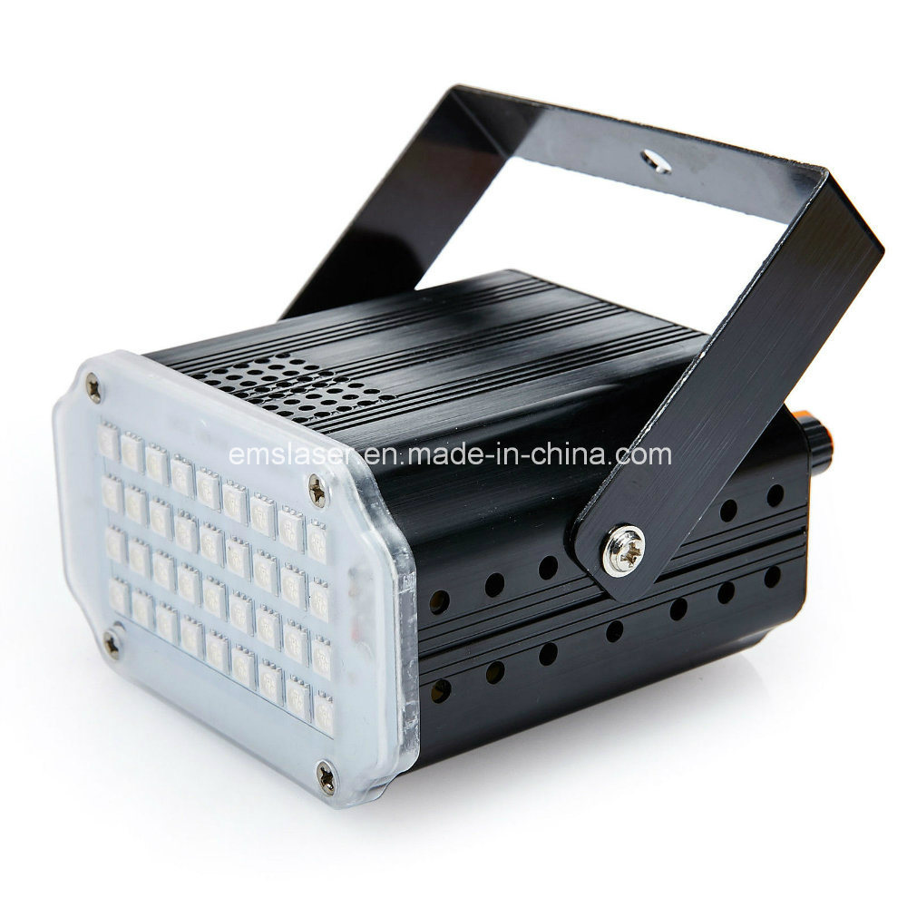 New LED Strobe Light for DJ 36 PCS LED SMD 5050 RGB Strobe Party Stage Light with Sound Auto Control Mode