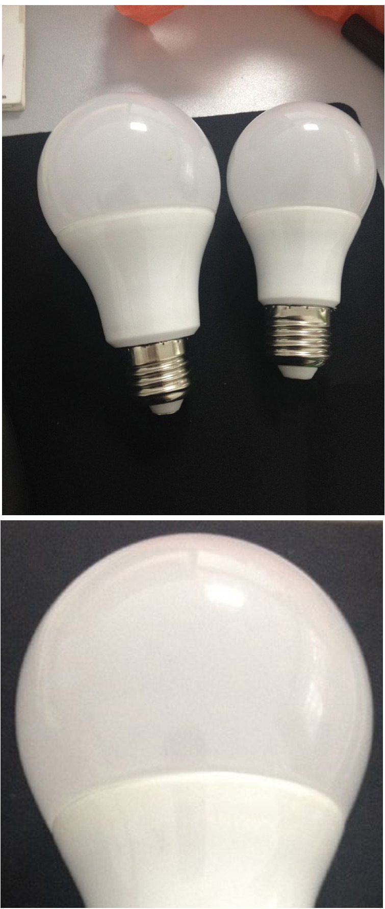 Quality LED Bulb Light 7W/9W/12W Aluminum PBT Plastic Regular Bulb