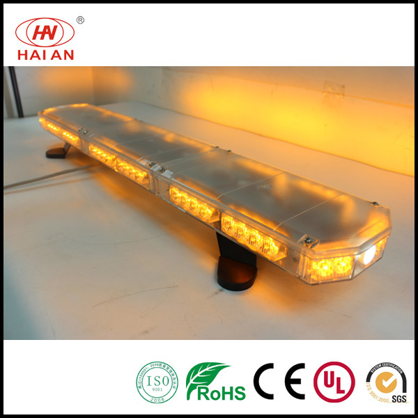 Amber Strobe LED Police Bar Light Outdoor Waterproof Warning Light Bar for Security Trucks Mini Lightbar