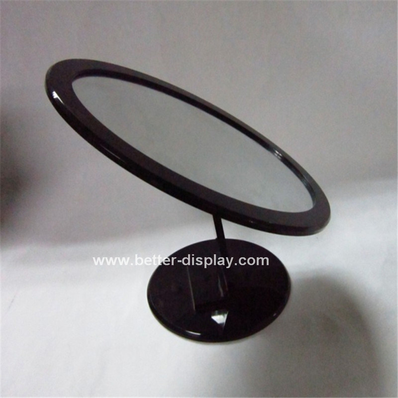 Plastic Acrylic Black Frame Table Mirrors