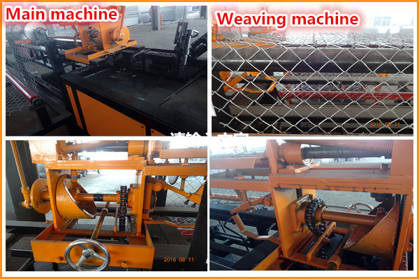 Automatic Double Wire Feeding Chain Link Fence Machine