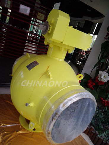 Sphcrial Full Welded Electric Type Trunnion Mounted Ball Valve