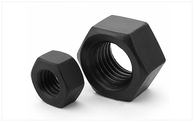 DIN 934 Grade 8.8 Black Hexagon Head Heavy Hex Nut