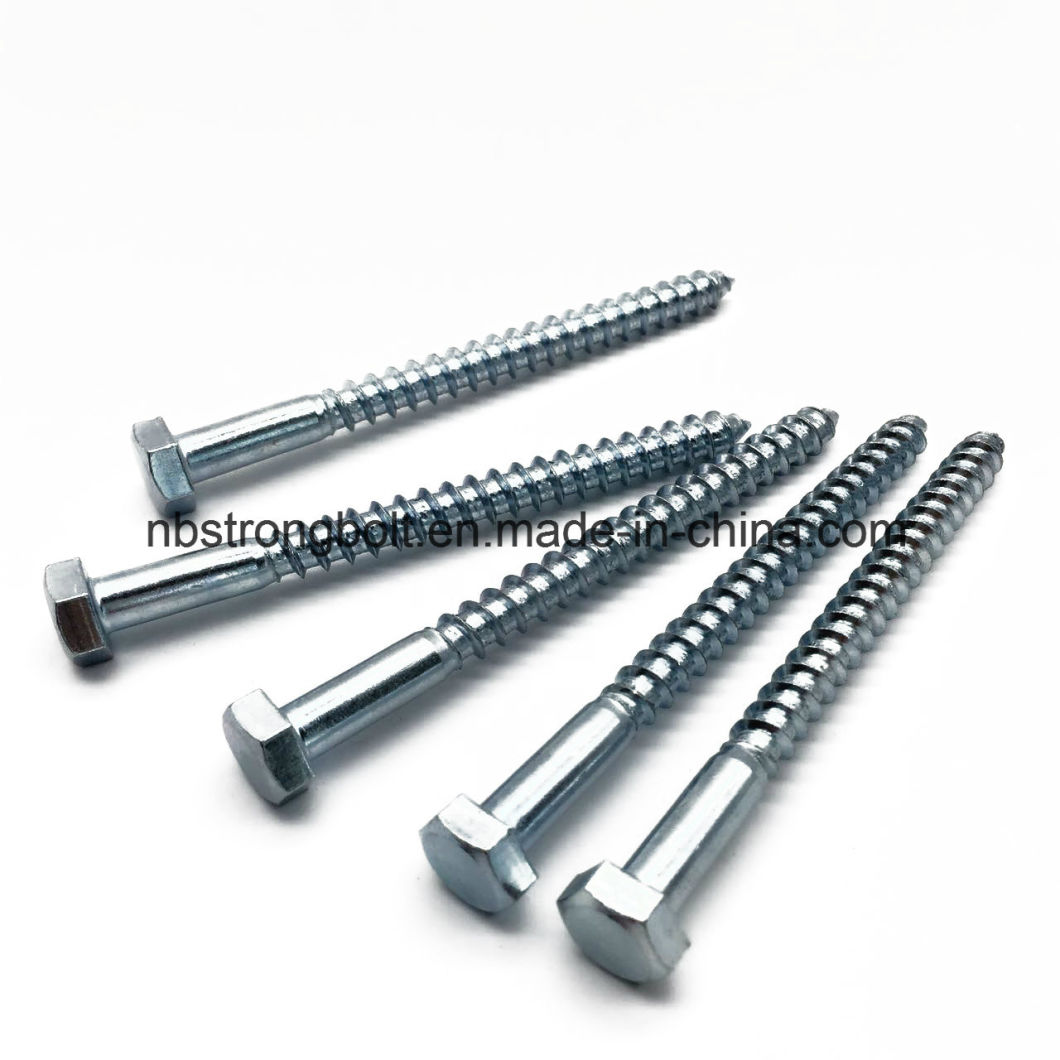 DIN571 Hexgon Wood Screw with Zp