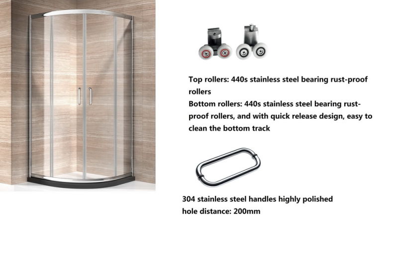 Best Sell Quadrant Shower Enclosure in Europe