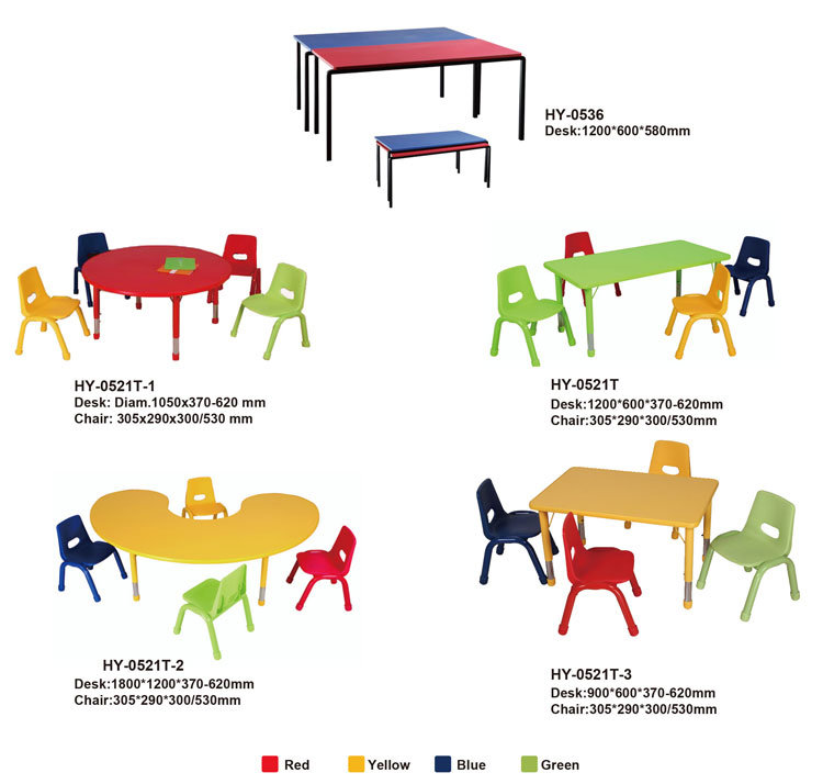 Writing and Reading Classroom Desk with Chair for Kindergarten