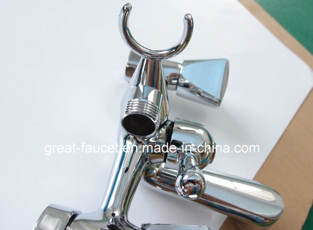 Brass Bathroom Shower Mixer with Bracket