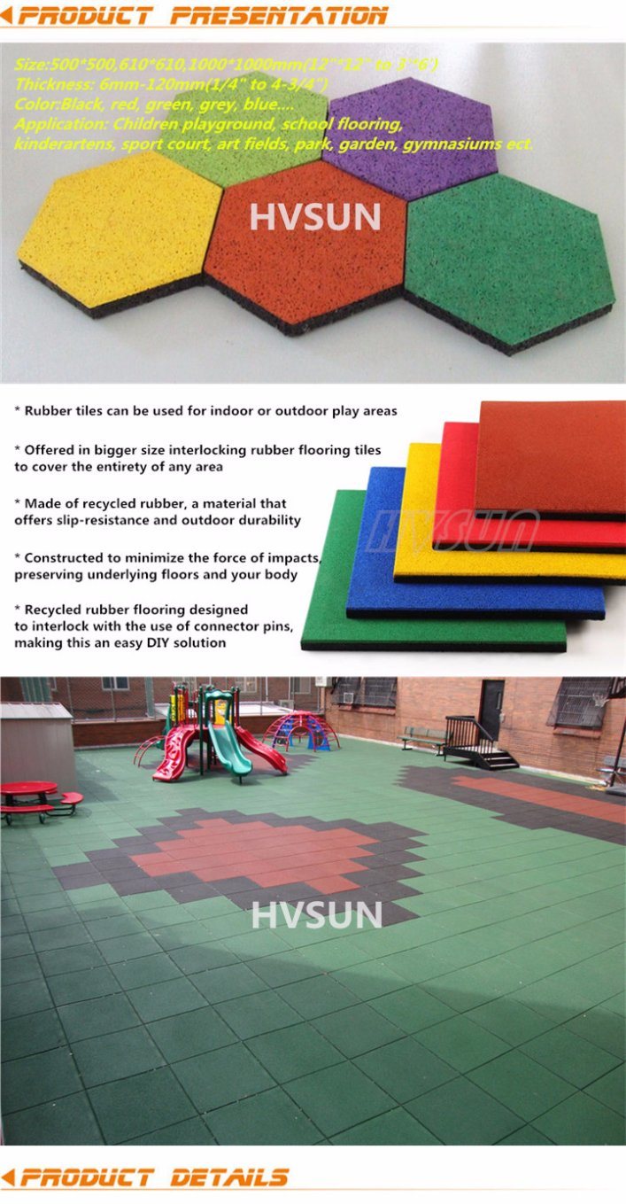 Best Quality EPDM SBR Granulated Indoor Rubber Tracks for Children Playground, Sports Court.