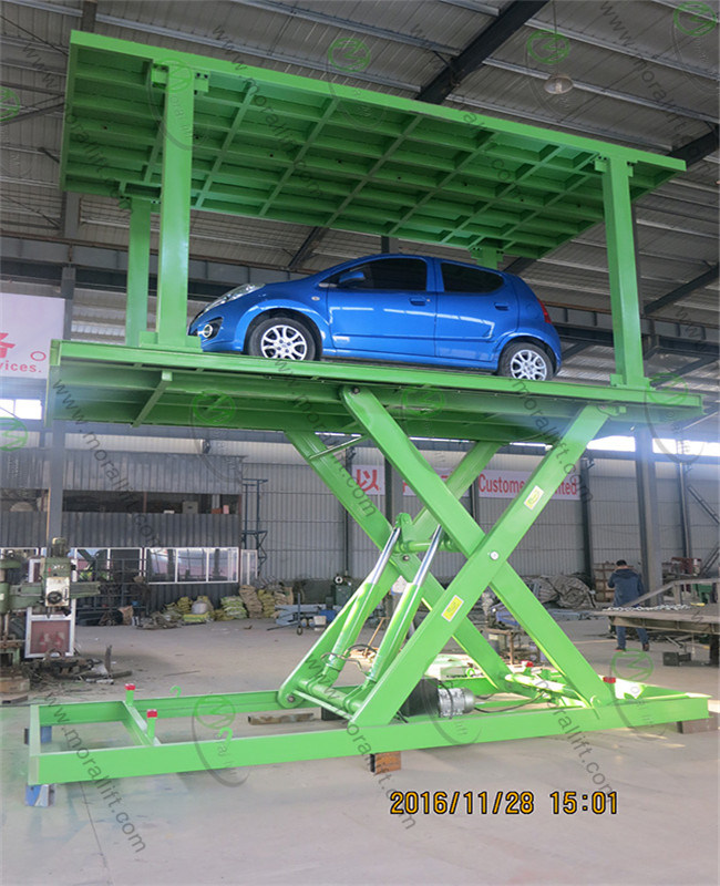 Invisible Scissor Garage Car Park Platform Lift