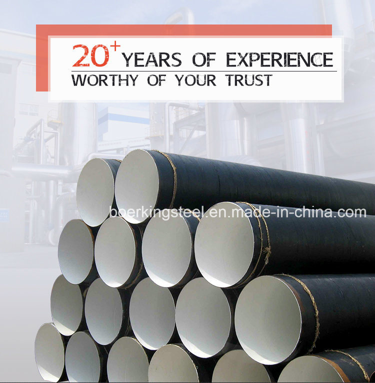 3PE Coating Anti-Corrosion Spiral/ERW/SSAW Steel Pipe