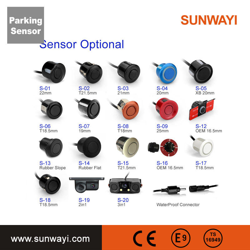 Auto Parts LED Parking Sensor with 4 Ultrasonic Sensors for Parking Safety