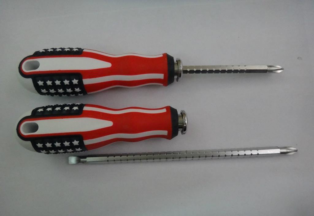 Double-Use High Quality Screwdriver with Plastic Handle