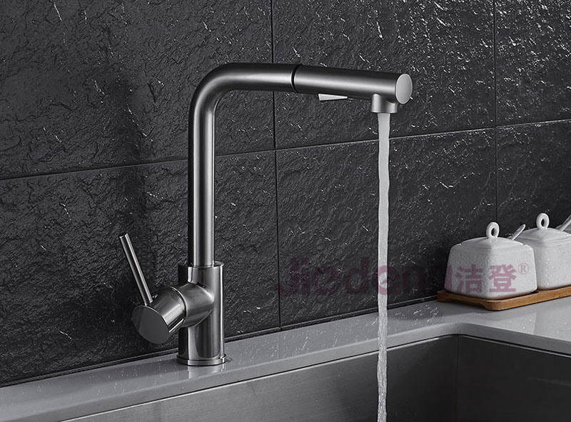 Pull out Spray Mixer Tap Kitchen Faucet (S46)