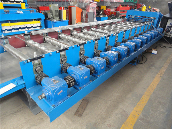 Glazed Step Color Roof Tiles Sheet Rolling Forming Machines