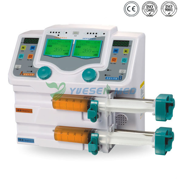 Yszs-810d Medical Portable ICU Drug Library Electric Syringe Infusion Pump