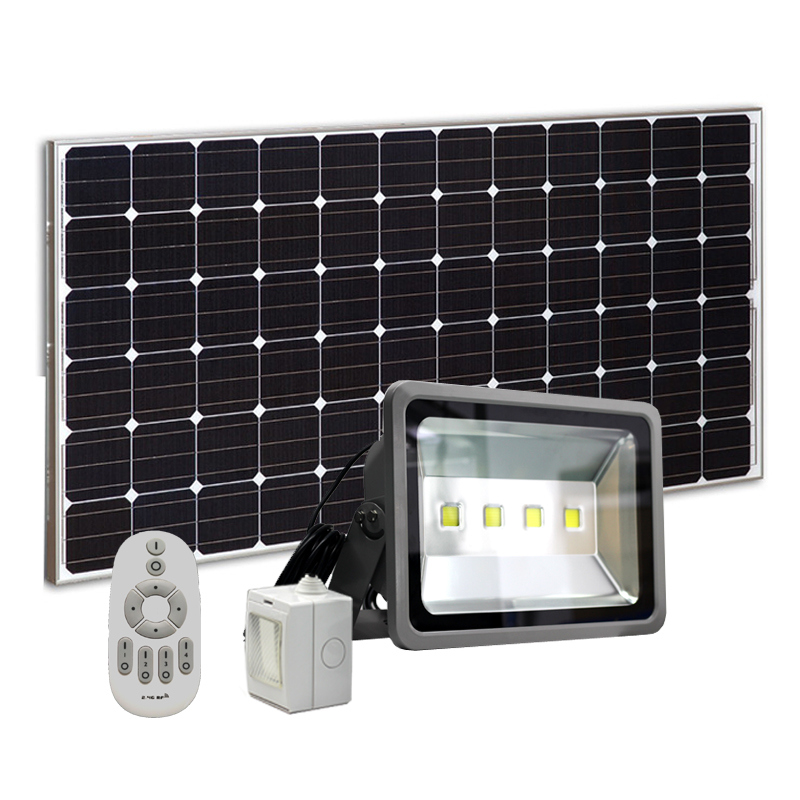 Outdoor Lighting Security LED Solar Flood Light 200W for Garden Lawn Post Street