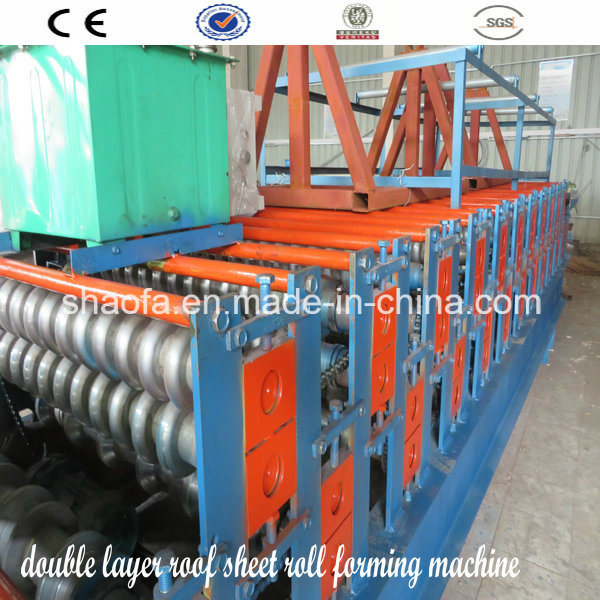 Corrugated and Ibr Double Layer Roof Panel Roll Forming Machine