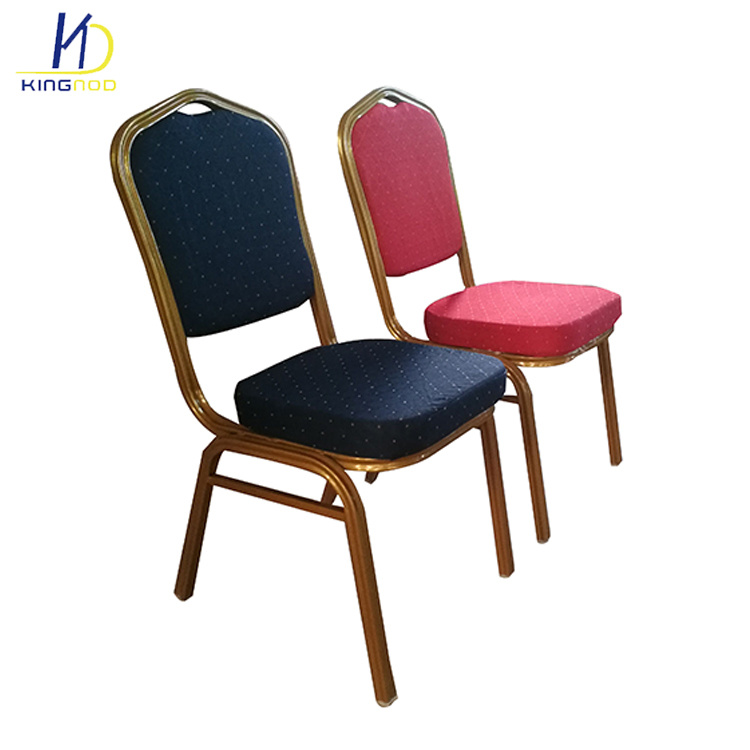 Hot Selling Fabric Covered Banquet Dining Chair Stackable for Rent