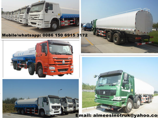 Sinotruk Fuel Tank Truck 25000L 6X4 Oil Tank Truck