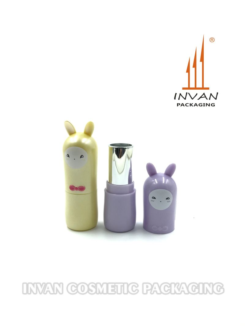 Lovely Cartoon Cosmetic Containers Litte Rabbit Shape Lipstick Case for Makeup