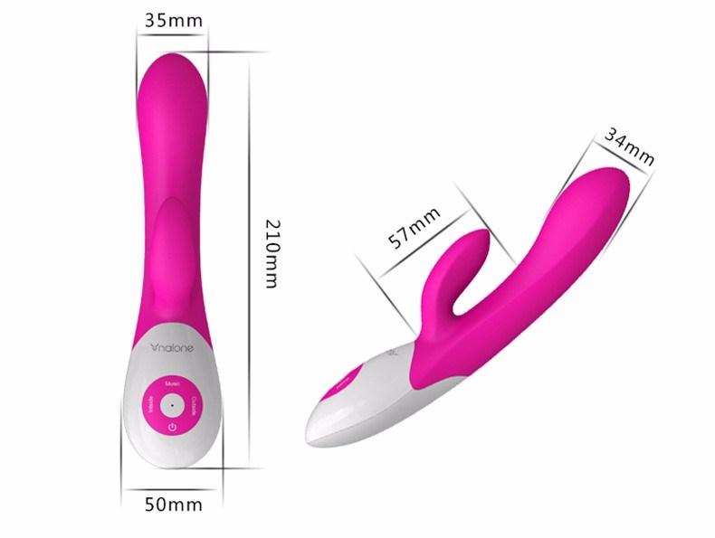 Music 10 Speeds Barbed G Spot Vibrator, Waterproof Vaginal Oral Clit Vibrator, Intimate Adult Sex Toys for Women