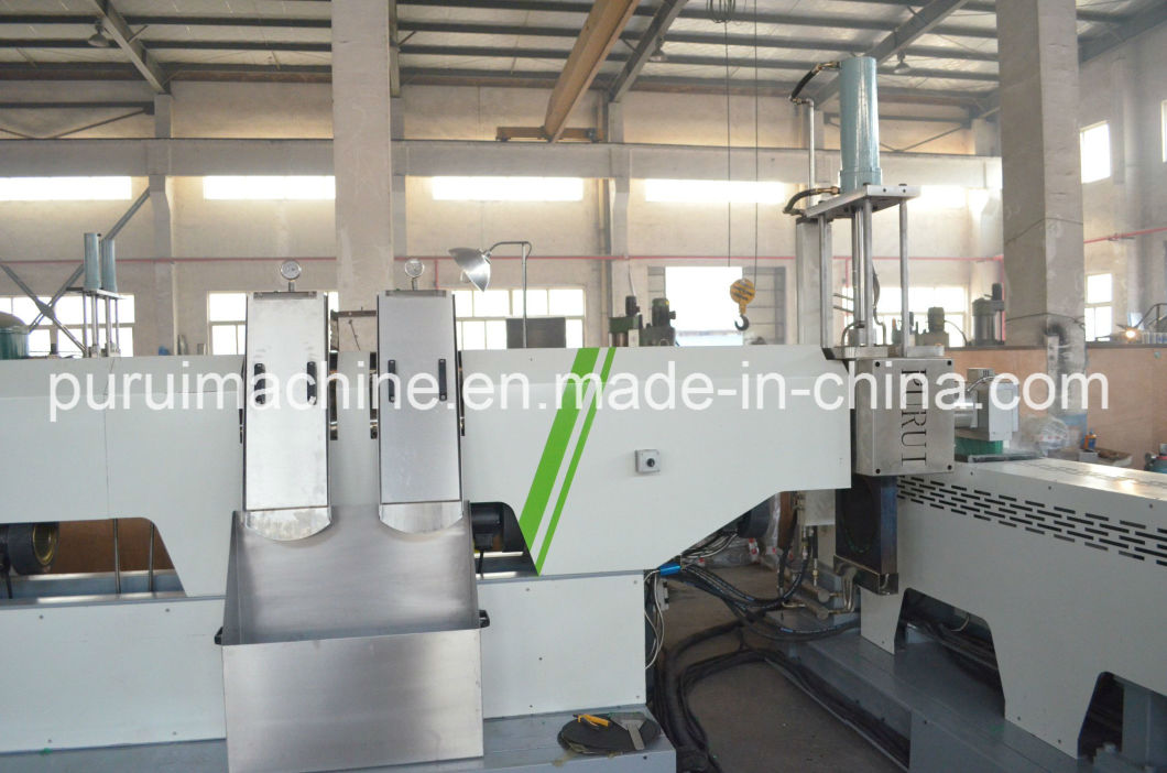Plastic Recycling Machine with Compactor for PE Film Pelletizing