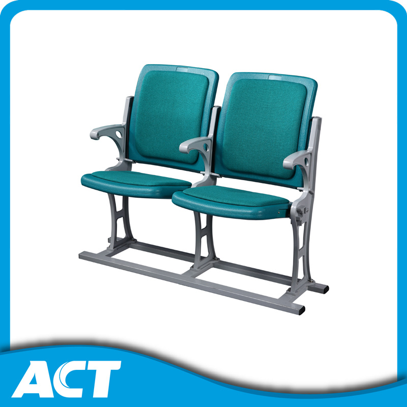 Padded Tip Down Stadium Chair with Armrest