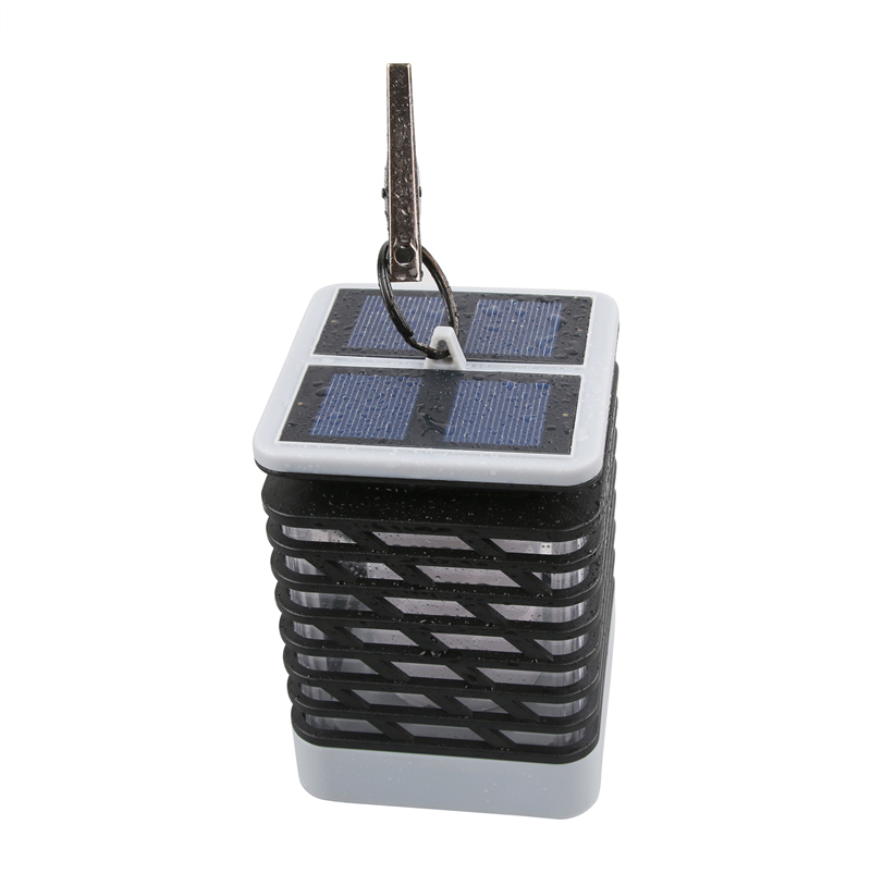 Solar Powered Outdoor Gardenn Decking Flickering Candle Holder Lantern Light Lamp