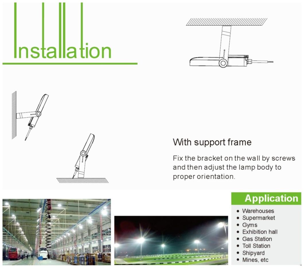 LED High Mast Lighting 500W 600W 800W with Factory Price