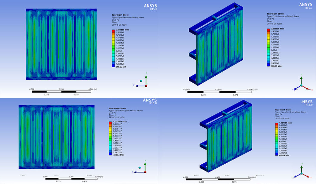 High Loading Warehouse Durable Stacking Powder Coating Steel Metal Pallet