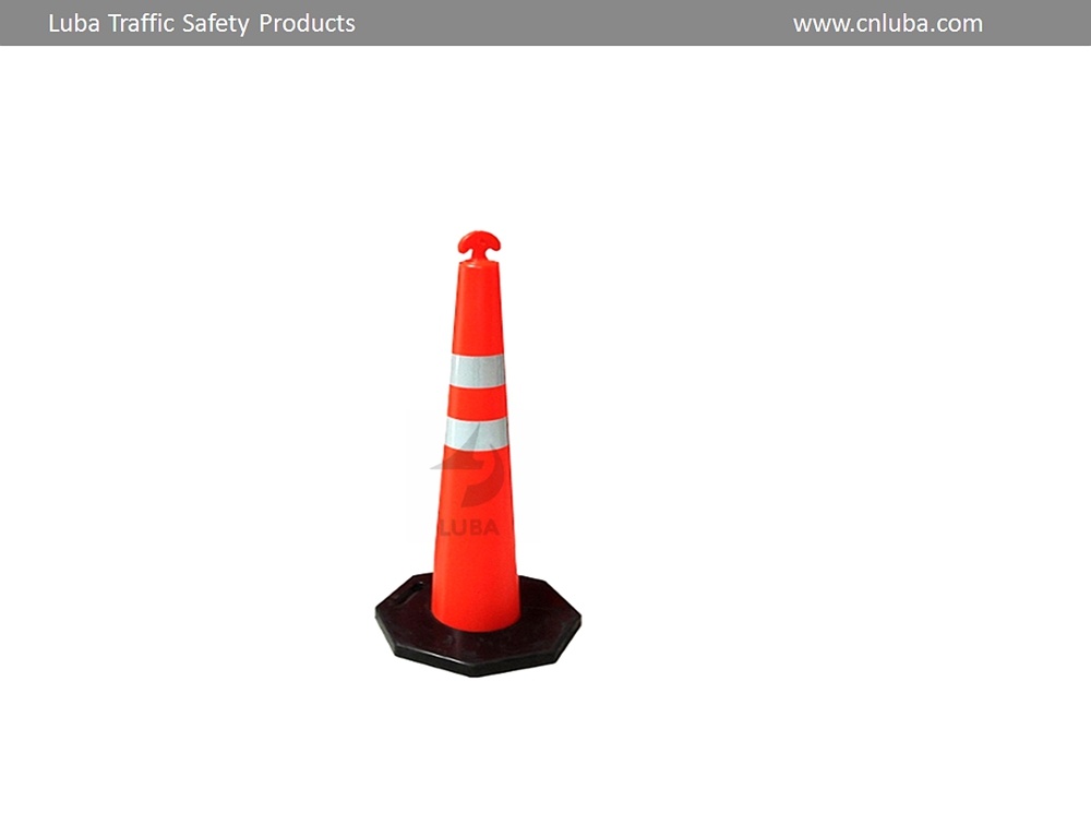 Red Color Road Safety Spring Post