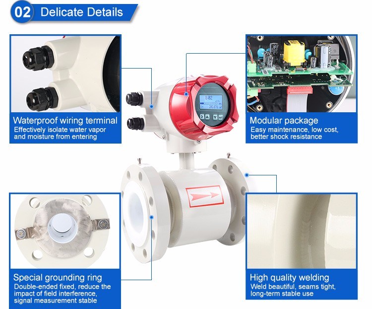 High Quality Electromagnetic Flow Meter Used for Water and Sewage