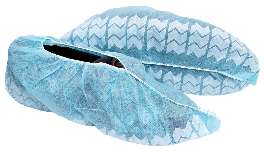 White Non Skid Disposable Polypropylene Shoe Cover