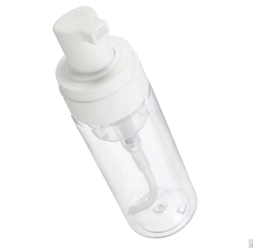 50ml Clear Foaming Bottle Froth Pump Soap Mousses Liquid Dispenser Foam Bottles with Cap Plastic Shampoo Lotion Bottling
