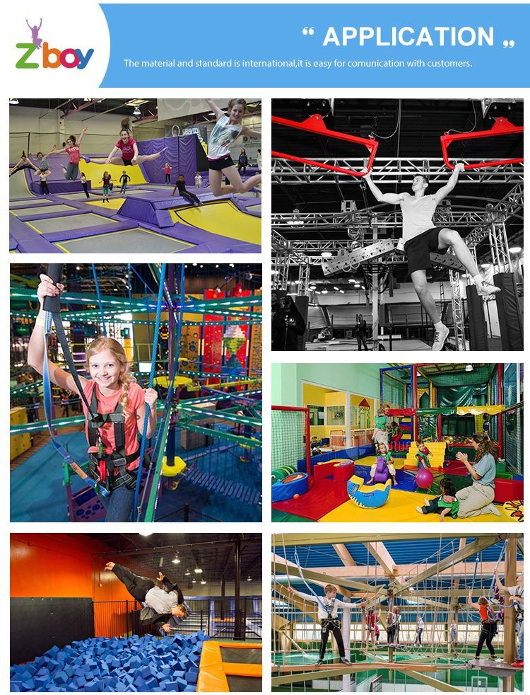 Newest Children Soft Indoor Playground Equipment with Trampoline Park