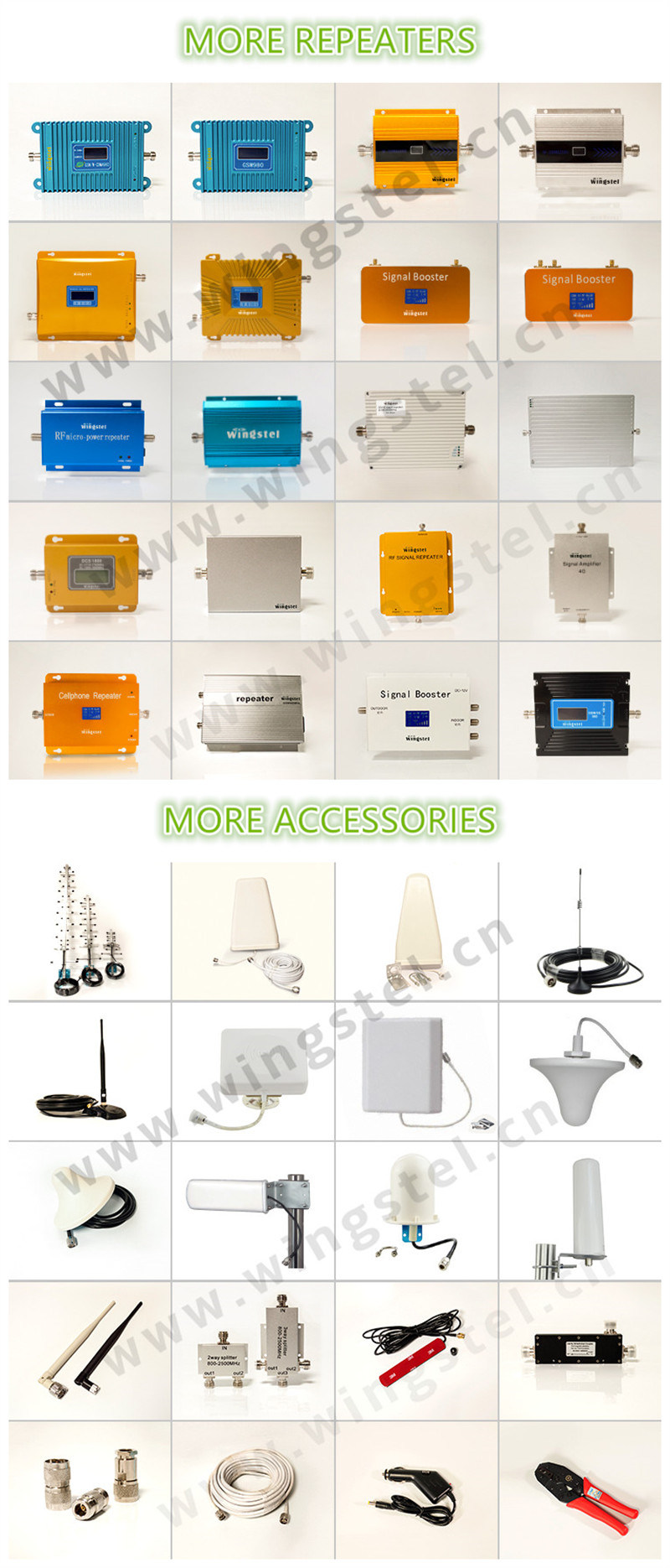 Outdoor Long Perodic Antenna with 800-2500MHz Connect to Indoor Unit