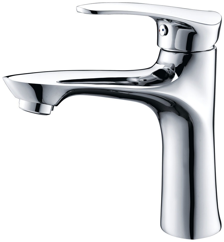 Chrome Single Handle Water Faucet Basin Mixer