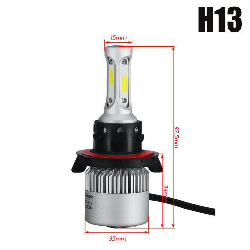 Car LED Headlight Bulbs 50W 8000lm CREE Chips COB LED Headlights All in One Headlamp Automobile Fog Front Light