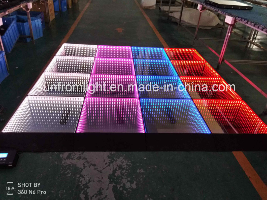 One Second to Install Disco Stage Event Lighting Wireless Magnetic DMX Control LED Dance Floor