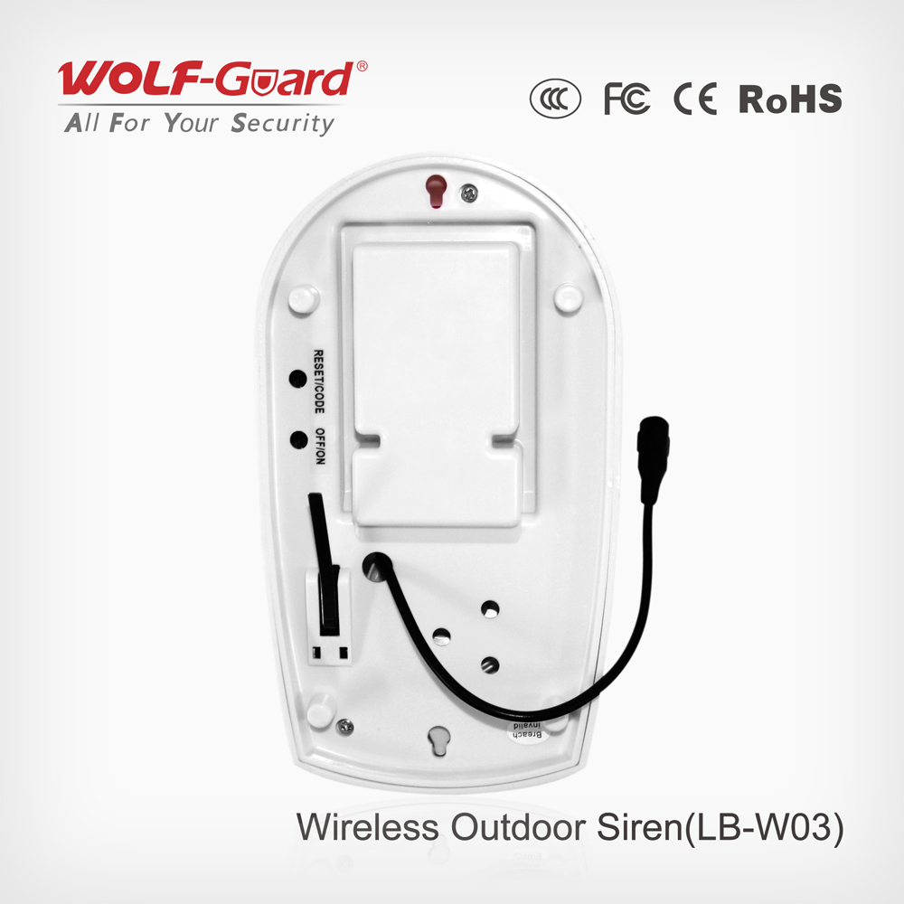 Hot Siren Alarm! ! ! Wireless Outdoor Siren with Flash Wireless Strobe Light with Siren with Waterproof Function! !