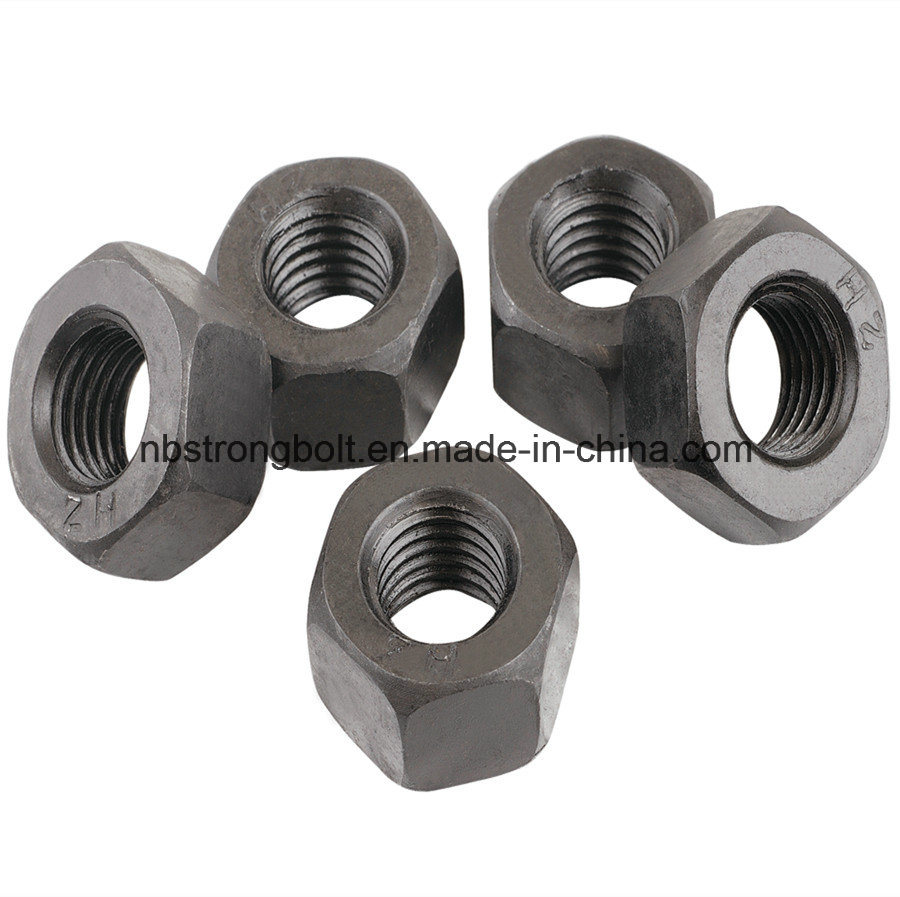 ASTM A194 Gr. 2h Heavy Hex Nut Black 1.1/2