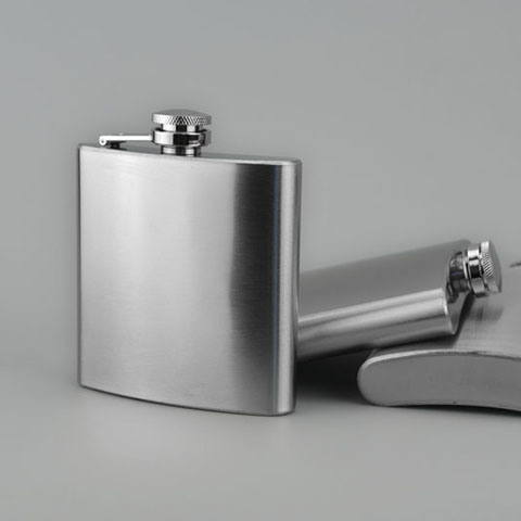 1 Oz-18 Oz Stainless Steel Pocket Liquor Hip Flask