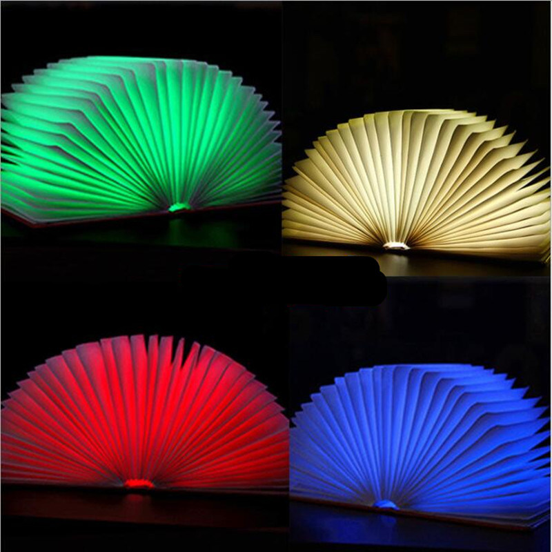 100% Environmental USB Foldable Decoration Light/LED Lumio Book Shaped Table Lamp