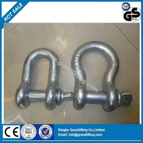 Us Type Drop Forged Steel G209 G210 Marine Shackle