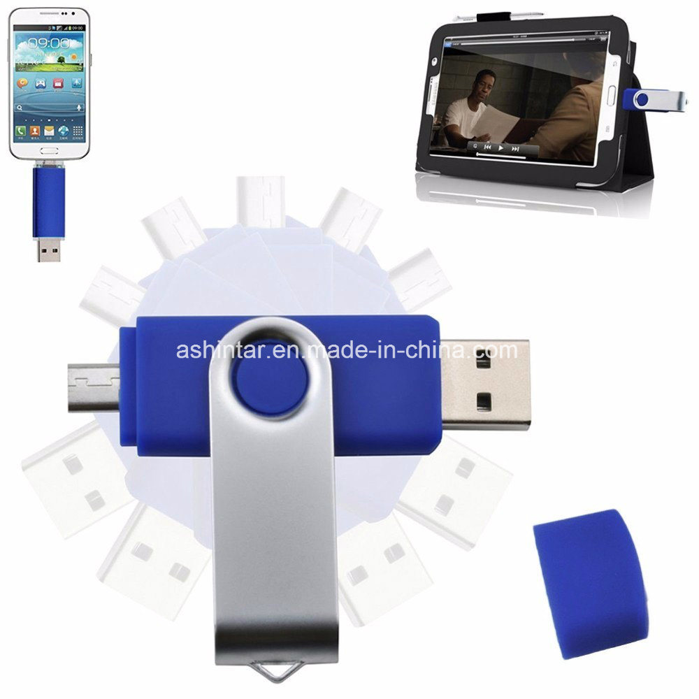 USB2.0 Flash Disk Plastic Swivel USB Flash Memory USB Stick Phone USB Flash Drive